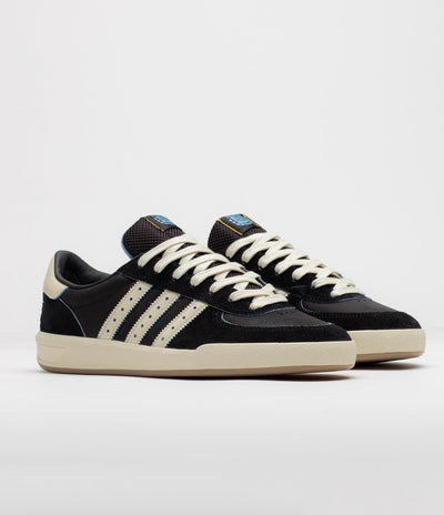 Adidas x Thrasher x AFA Glenburn Shoes in Core Black and Cream White / Gum5