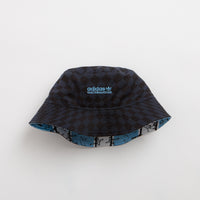 Adidas x Thrasher x AFA Bucket Hat in Night Navy and Light Blue thumbnail