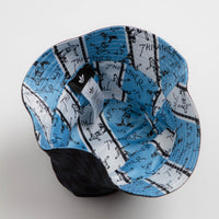 Adidas x Thrasher x AFA Bucket Hat in Night Navy and Light Blue thumbnail