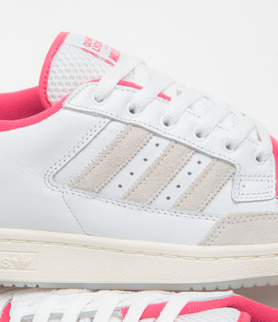 Adidas x Wall Street x Olympique Lyonnais Centennial 85 Low Shoes in FTWR White and FTWR White / Active Pink
