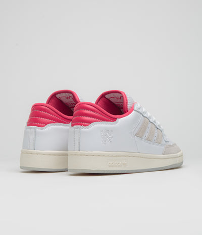 Adidas x Wall Street x Olympique Lyonnais Centennial 85 Low Shoes in FTWR White and FTWR White / Active Pink
