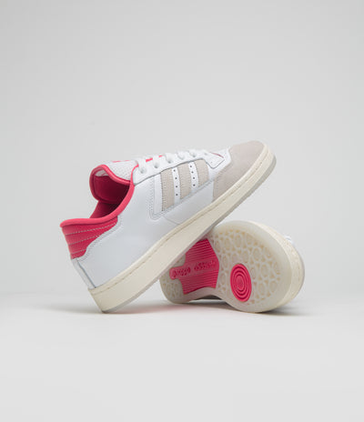 Adidas x Wall Street x Olympique Lyonnais Centennial 85 Low Shoes in FTWR White and FTWR White / Active Pink