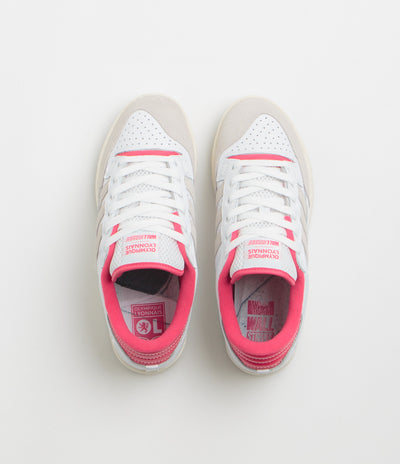 Adidas x Wall Street x Olympique Lyonnais Centennial 85 Low Shoes in FTWR White and FTWR White / Active Pink