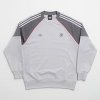 Adidas x Wall Street x Olympique Lyonnais Crewneck Sweatshirt in Solid Grey and Grey Five thumbnail