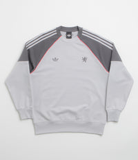 Adidas x Wall Street x Olympique Lyonnais Crewneck Sweatshirt in Solid Grey and Grey Five