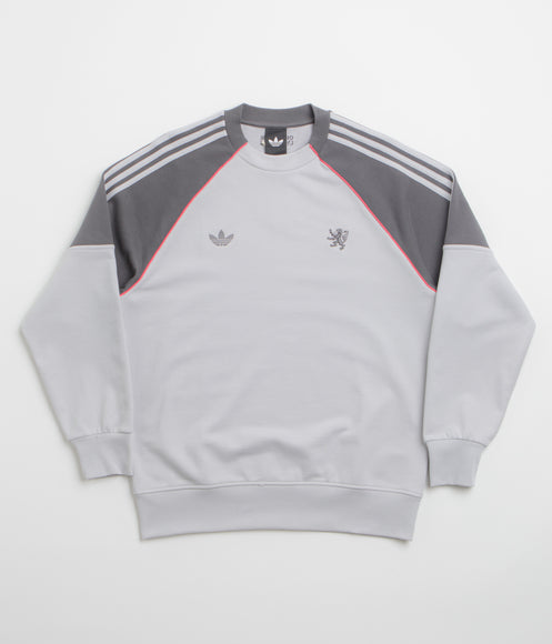 Adidas x Wall Street x Olympique Lyonnais Crewneck Sweatshirt - Solid Grey / Grey Five