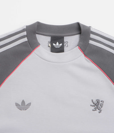 Adidas x Wall Street x Olympique Lyonnais Crewneck Sweatshirt in Solid Grey and Grey Five