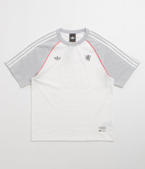Adidas x Wall Street x Olympique Lyonnais Jersey - White / Solid Grey / Active Pink