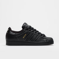 Adidas x Welcome Superstar ADV Shoes - Core Black / Core Black / Off White thumbnail