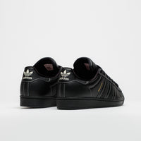 Adidas x Welcome Superstar ADV Shoes - Core Black / Core Black / Off White thumbnail