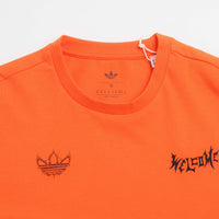 Adidas x Welcome T-Shirt - Impact Orange / Black thumbnail