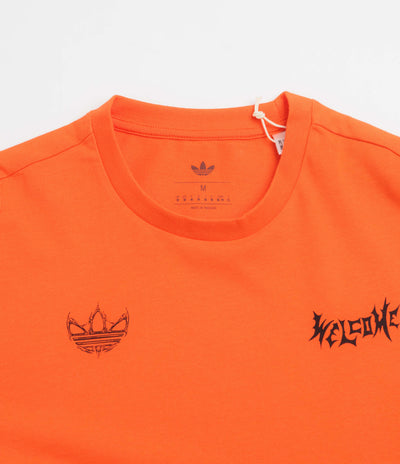 Adidas x Welcome T-Shirt - Impact Orange / Black