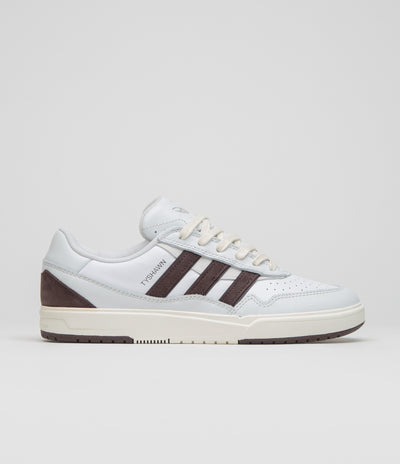 Adidas x Zach Saraceno Tyshawn II Shoes - Crystal White / Shadow Brown / Off White