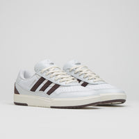 Adidas x Zach Saraceno Tyshawn II Shoes - Crystal White / Shadow Brown / Off White thumbnail