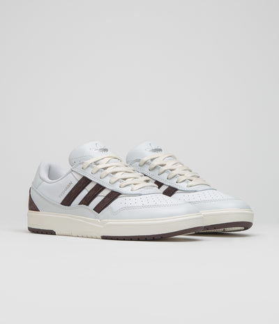 Adidas x Zach Saraceno Tyshawn II Shoes - Crystal White / Shadow Brown / Off White