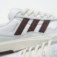 Adidas x Zach Saraceno Tyshawn II Shoes - Crystal White / Shadow Brown / Off White thumbnail