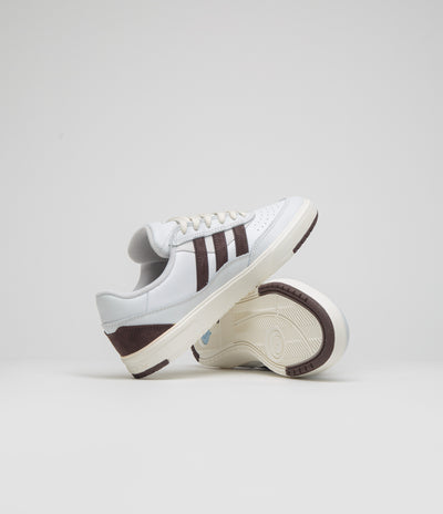 Adidas x Zach Saraceno Tyshawn II Shoes - Crystal White / Shadow Brown / Off White