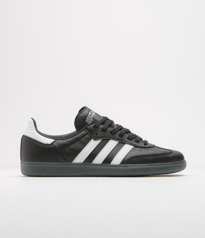 Adidas x Fucking Awesome Samba Shoes - Core Black / FTWR White / Gold Metallic