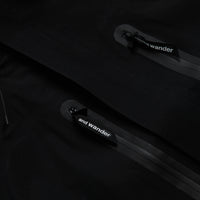 and wander 2.5L Hiker Rain Jacket - Black thumbnail