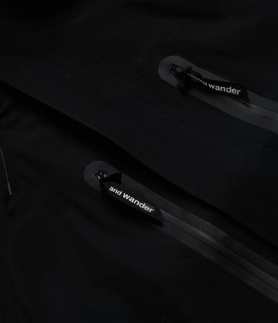 and wander 2.5L Hiker Rain Jacket - Black