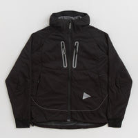 and wander Alpha Air Hoodie in Black thumbnail