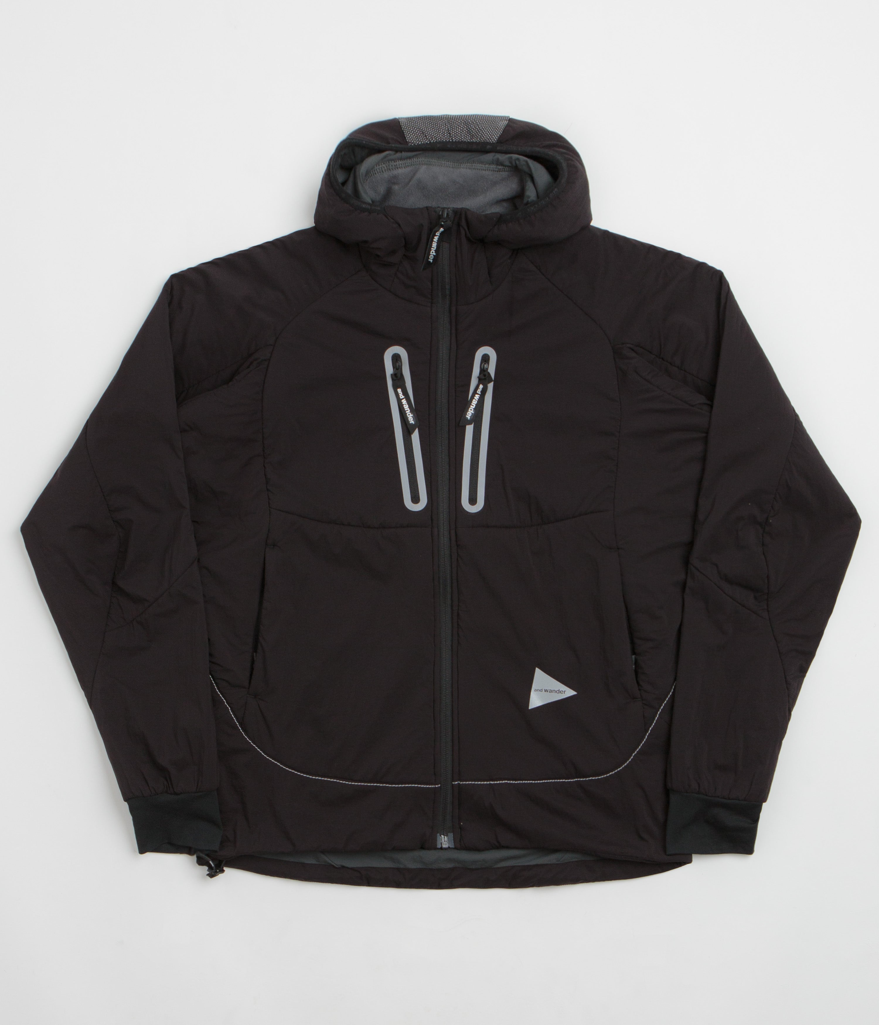 and wander Alpha Air Hoodie in Black