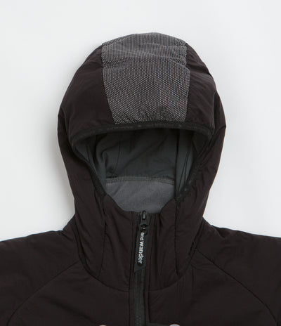 and wander Alpha Air Hoodie in Black