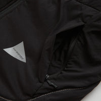 and wander Alpha Air Hoodie in Black thumbnail