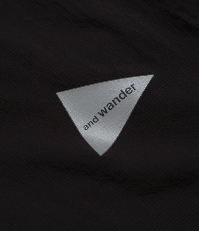 and wander Alpha Air Hoodie in Black