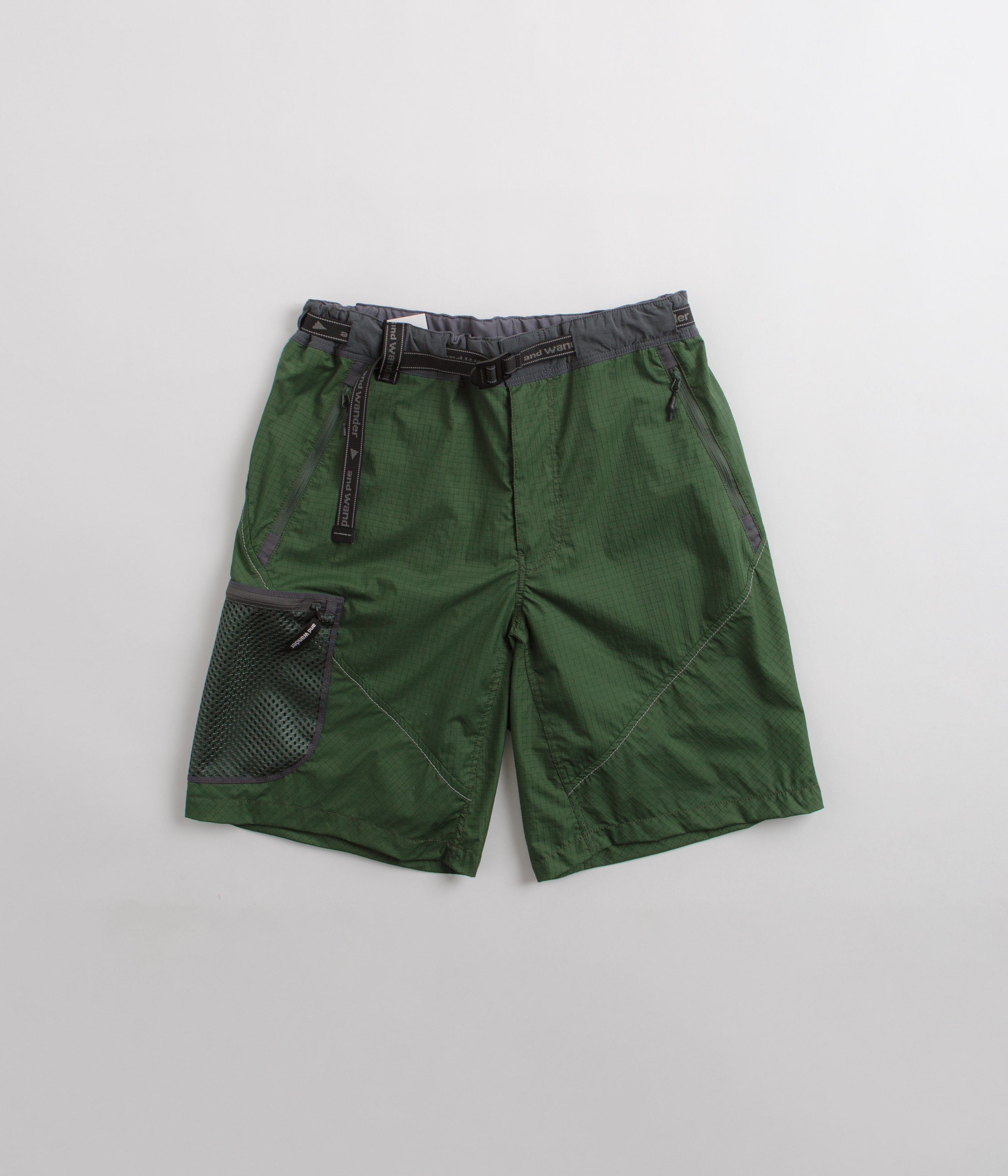 and wander Breath Rip Shorts in Green
