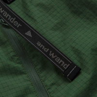 and wander Breath Rip Shorts in Green thumbnail