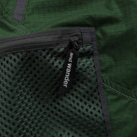 and wander Breath Rip Shorts in Green thumbnail