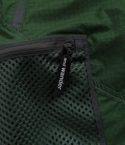 and wander Breath Rip Shorts in Green