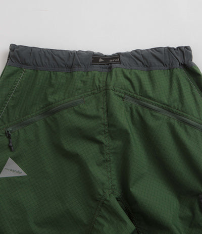 and wander Breath Rip Shorts in Green