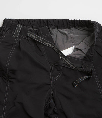 and wander Crinkled Nylon Pants in Black