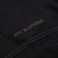 and wander Crinkled Nylon Pants in Black thumbnail