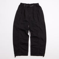 and wander Crinkled Nylon Pants - Black / Black thumbnail