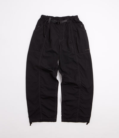 and wander Crinkled Nylon Pants - Black / Black