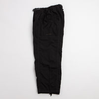 and wander Crinkled Nylon Pants - Black / Black thumbnail