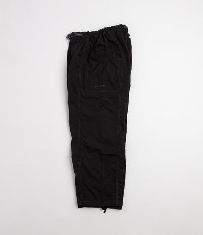 and wander Crinkled Nylon Pants - Black / Black