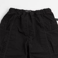 and wander Crinkled Nylon Pants - Black / Black thumbnail