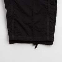 and wander Crinkled Nylon Pants - Black / Black thumbnail