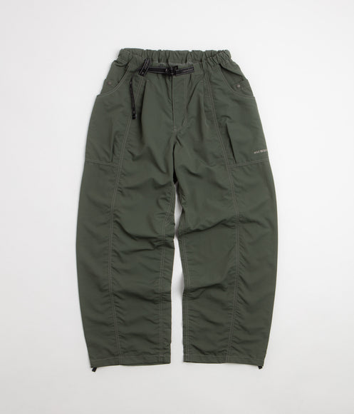 and wander Crinkled Nylon Pants - Olive