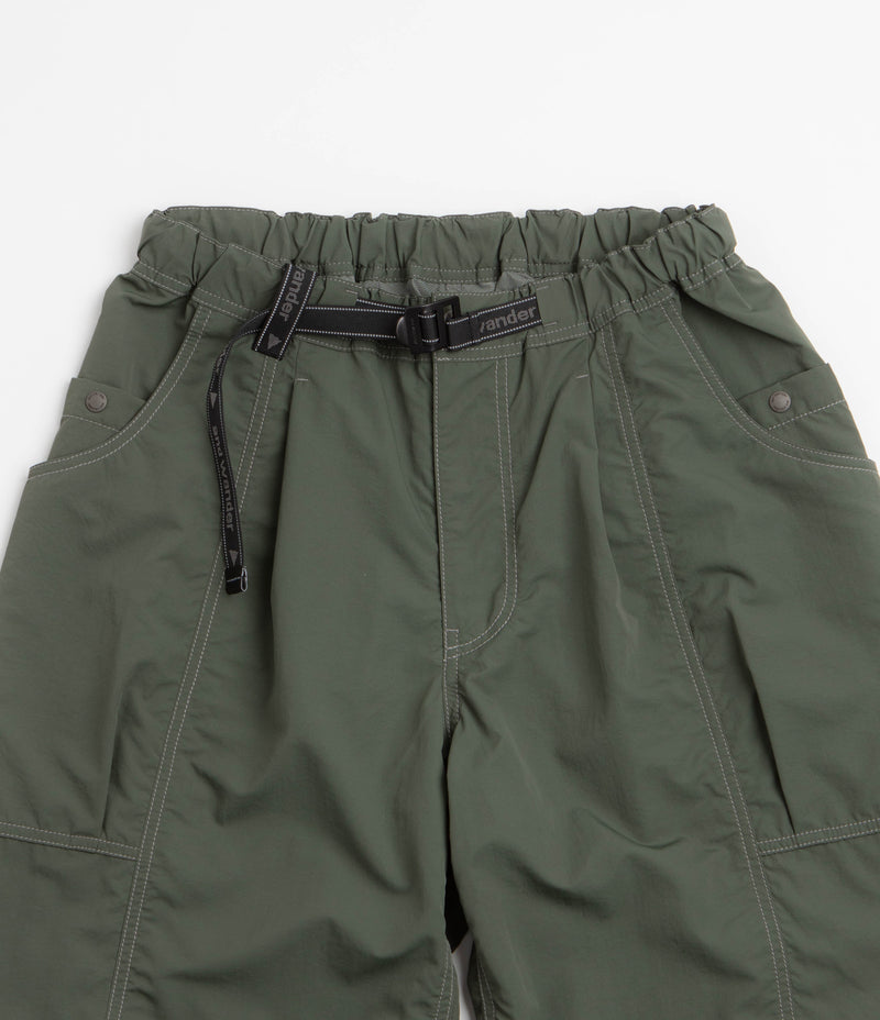 and wander Crinkled Nylon Pants - Olive, view 11