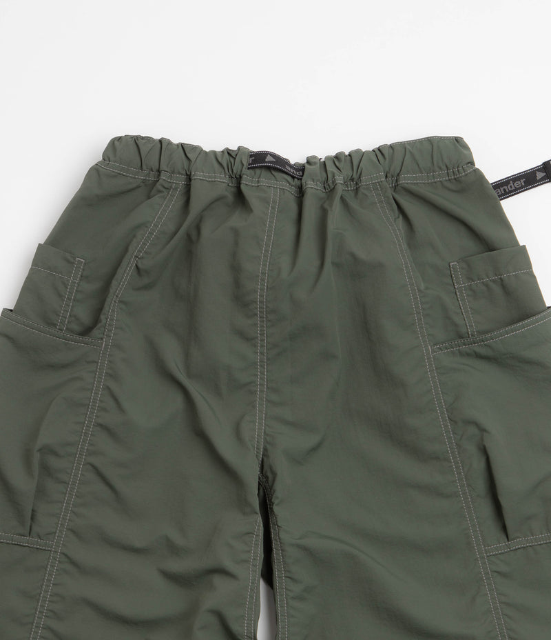 and wander Crinkled Nylon Pants - Olive, view 14