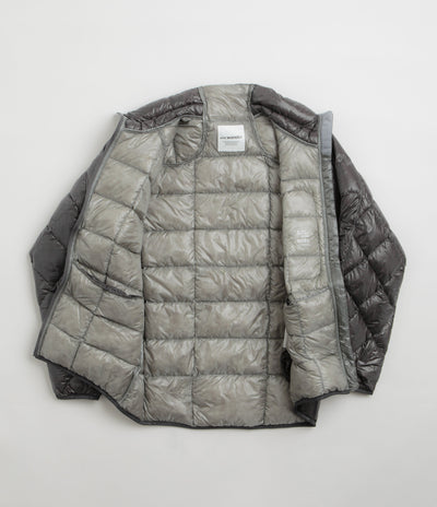 and wander Diamond Stitch Down Jacket in Grey