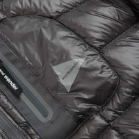 and wander Diamond Stitch Down Jacket in Grey thumbnail