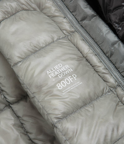 and wander Diamond Stitch Down Jacket in Grey