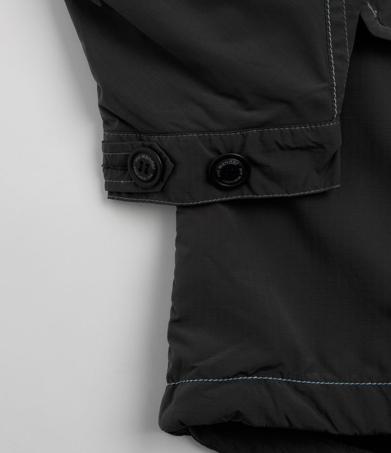 and wander Fishtail Octa Coat - Charcoal, view 38