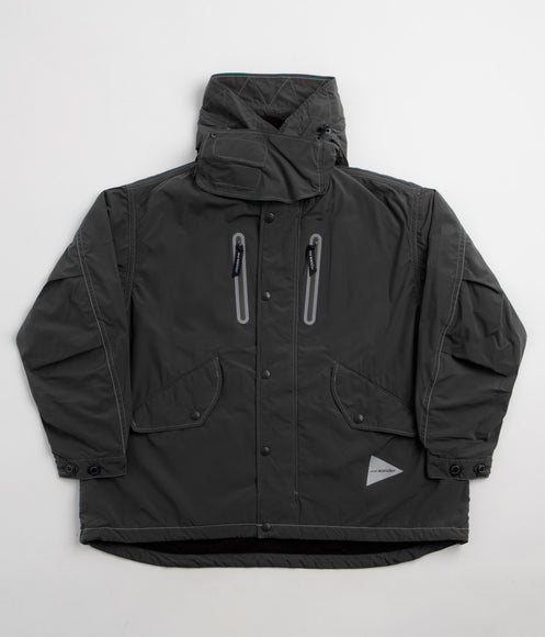 and wander Fishtail Octa Coat - Charcoal